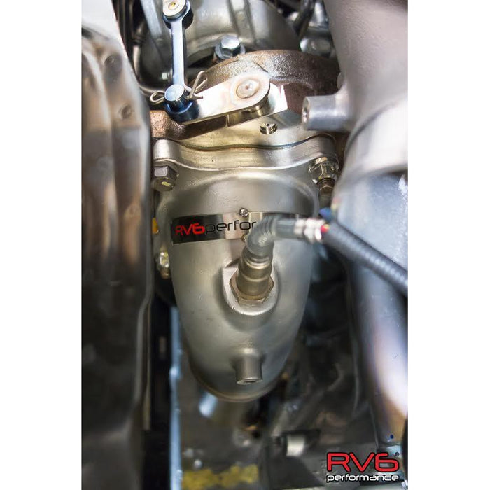 RV6 High Temp Catted Downpipe for FK8 / FL5 Civic Type-R 2.0T