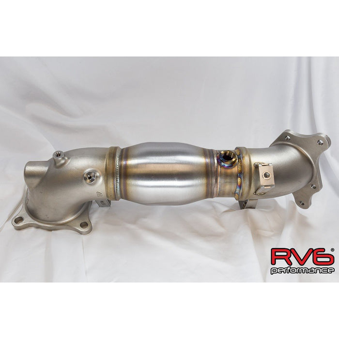 RV6 High Temp Catted Downpipe for FK8 / FL5 Civic Type-R 2.0T