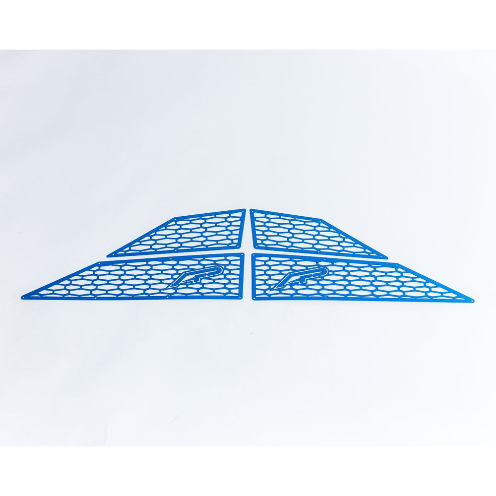 Agency Power 17-18 Polaris RZR XP Turbo Aluminum Side Vent Covers - Silver