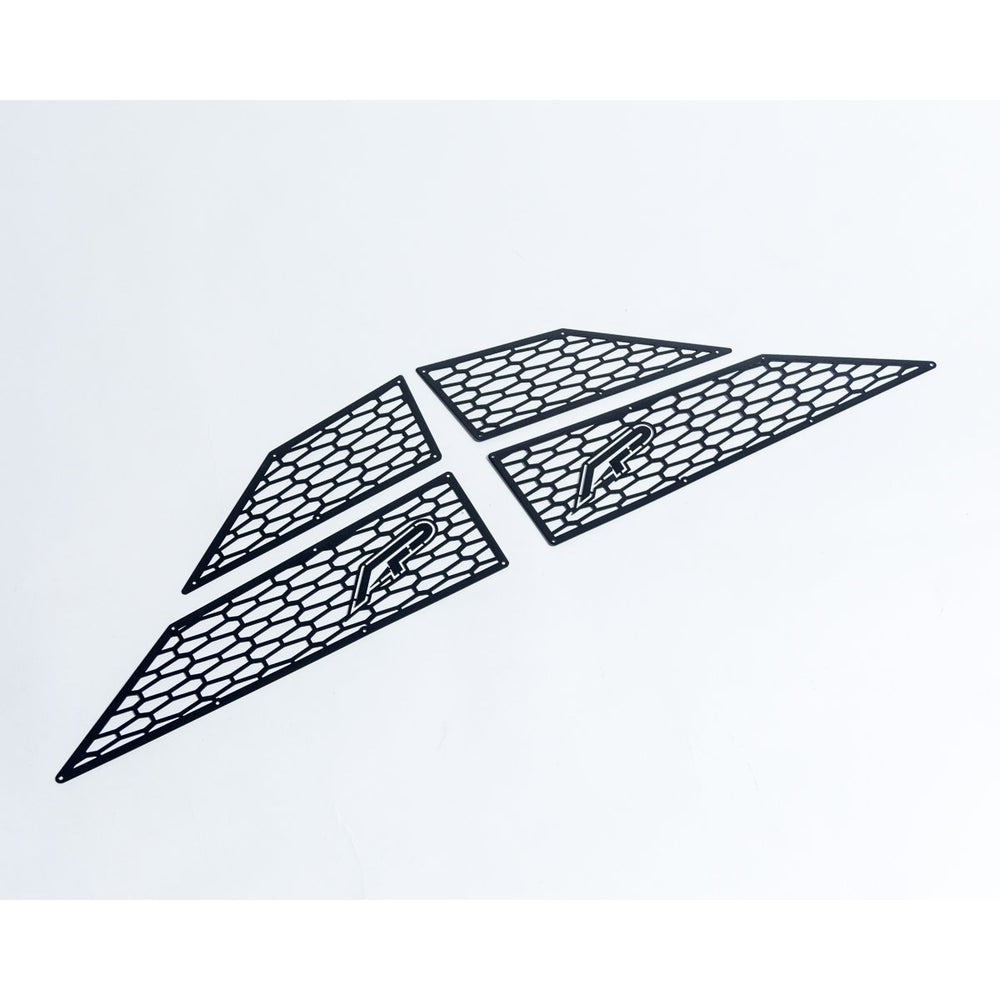 Agency Power 17-18 Polaris RZR XP Turbo Aluminum Side Vent Covers - Silver