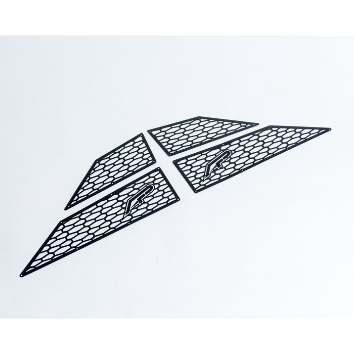 Agency Power 17-18 Polaris RZR XP Turbo Aluminum Side Vent Covers - Silver