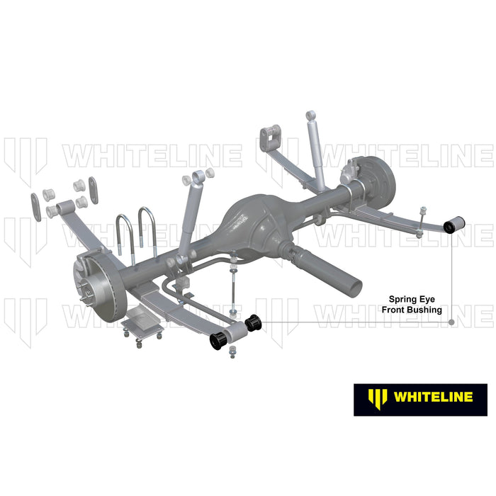 Whiteline Rear Spring - Eye Front Bushing