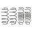 Whiteline Performance Lowering Spring Kit Ford Fiesta WZ 2013-2018