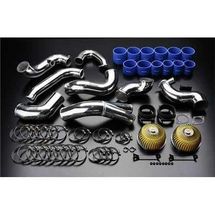GReddy 89-94 Nissan Skyline GT-R Twin Airinx Complete Suction Kit (with stock Airflow Meters)