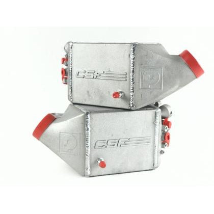 CSF 12-16 BMW M5 (F10) / 12-18 BMW M6 (F06/F12/F13) Twin Charge-Air-Cooler Set - Raw Finish