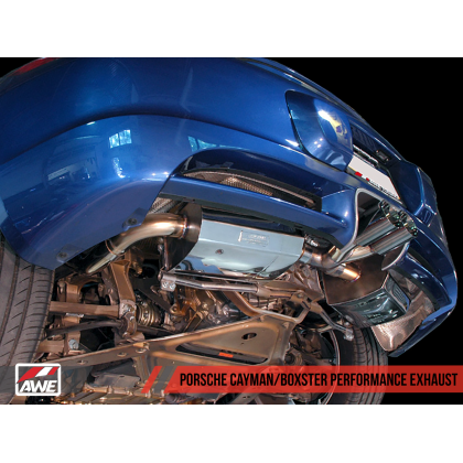 AWE Tuning 09-12 Porsche Cayman/Cayman S 987 / 09-12 Porsche Boxster 987 Performance Muffler