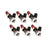 Injector Dynamics ID1050X Injectors 11mm (Red) Adaptors S2K Lower (Set of 6) Honda/Acura Odyssey 02-04