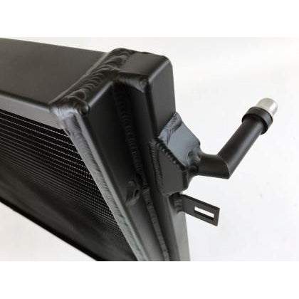 CSF BMW B58/B48 Front Mount Triple-Pass Heat Exchanger w/Rock Guard - Black