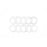 DeatschWerks -6 AN Aluminum Crush Washer (Pack of 10)