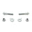 Whiteline 90-93 Toyota Celica GT-Four Turbo AWD ST185 Front Camber Adj Bolt Kit-17mm