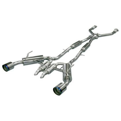 HKS Infiniti Q50 Hybrid VQ37 Dual Hi-Power Titanium Tip Catback Exhaust