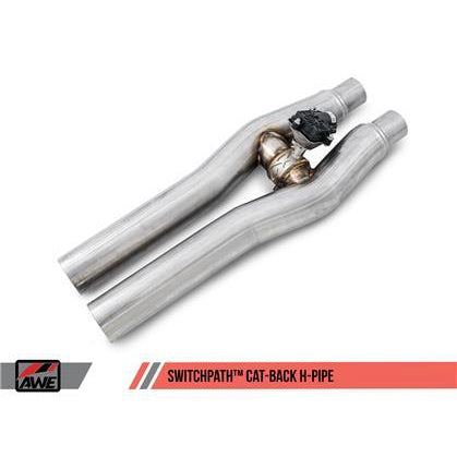 AWE Tuning S550 Mustang GT Cat-back Exhaust - SwitchPath - GT350 Valance (Chrome Silver Tips)