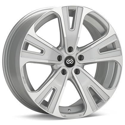 Enkei Universal SVX Truck & SUV 18x8 40mm Offset 5x114.3 Bolt 72.6mm Bore Silver Machined Wheel