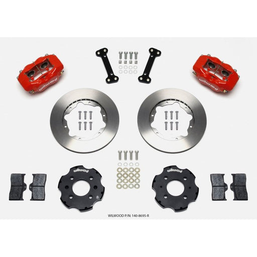 Wilwood Forged Dynalite Front Brake Hat Kit 240mm - Red