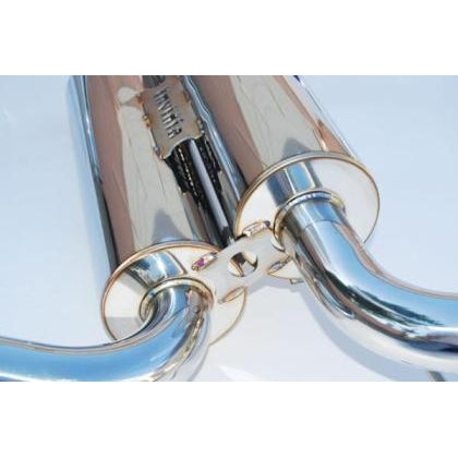 Invidia 07+ Infiniti G37 Coupe Gemini Rolled Titanium Tip Cat-back Exhaust