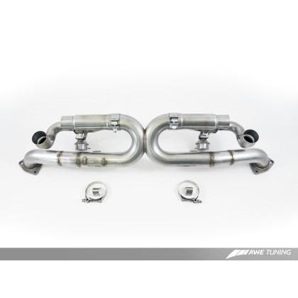 AWE Tuning Porsche 991 SwitchPath Exhaust for Non-PSE Cars Chrome Silver Tips