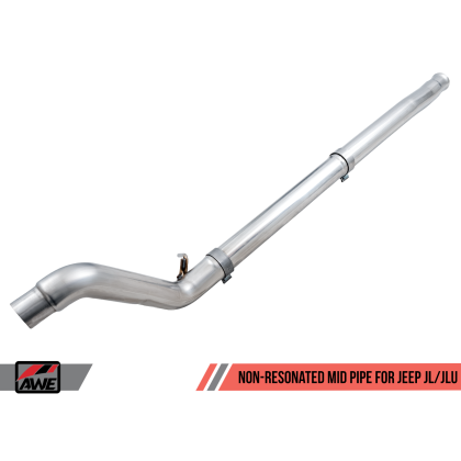 AWE Tuning 2018+ Jeep Wrangler JL/JLU 2.0T Non-Resonated Mid Pipe