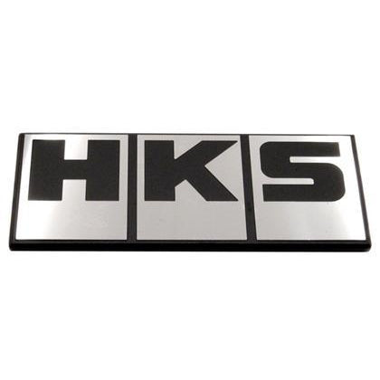 HKS Silver Block Logo Emblem