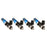 Injector Dynamics ID1050X Injectors 11mm (Blue) Adaptors -204 Lower Cushions (Set of 4) Mazda Mazdaspeed Miata