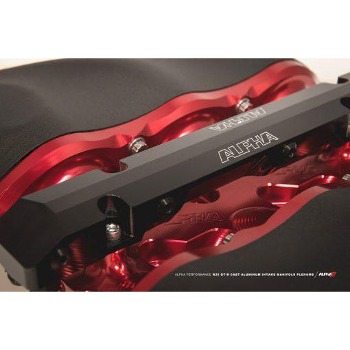 AMS Alpha Performance R35 GT-R Intake Manifold With Cast Aluminum Plenums