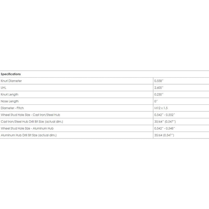 ARP Wheel Studs, Lexus IS250, IS300, Toyota Caldina, Supra JZA80, 5 Stud, 1.5P