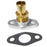ATP Turbo Flange, Oil Drain (Oil Return) Big (High Volume) W/ 3/4" Hose Barb, Borg Warner S400 SX SX-E S500 S