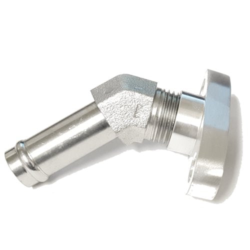 ATP Turbo Flange, Oil Drain / Return, GT/GTX 40-45, T3/T4, Special Combo 45 Degree Tight Turn Elbow