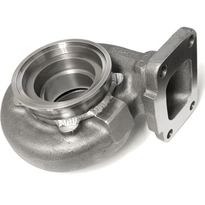 ATP Turbo Housing, Turbine, GT30/GTX30, T3 und. .63 A/R, Welded 3" GT VB (81mm cent. ring) 90mm OD Flange