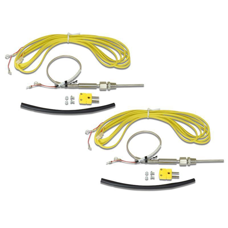 AEM QTY 2 K-Type Closed Tip Thermocouple, Inconel sheath, 1/8" NPT