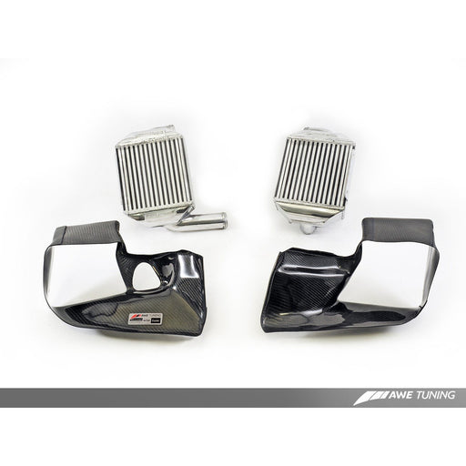 AWE Tuning Audi 2.7T Performance Intercooler Kit - w/Carbon Fiber Shrouds