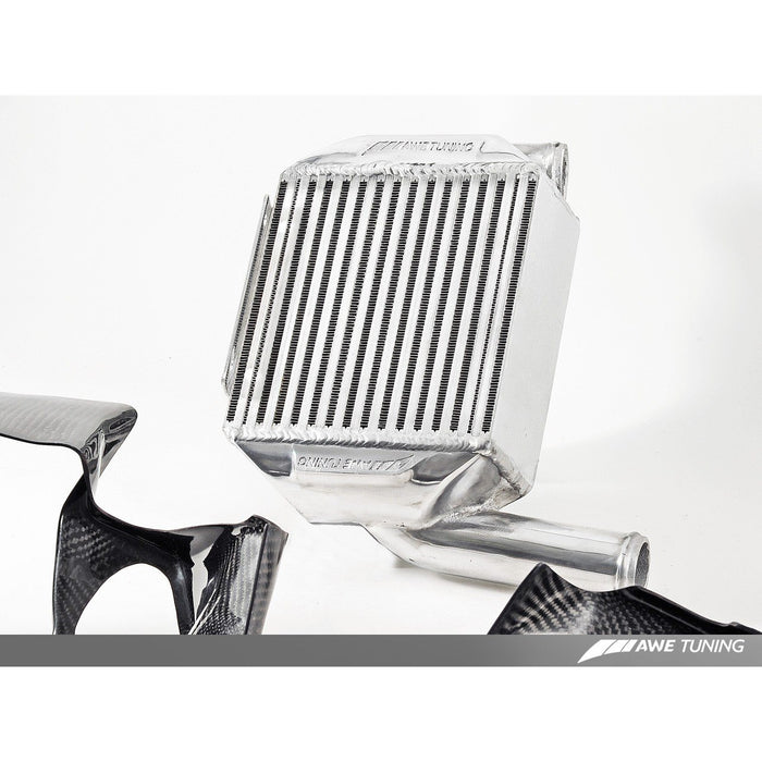 AWE Tuning Audi 2.7T Performance Intercooler Kit - w/Carbon Fiber Shrouds