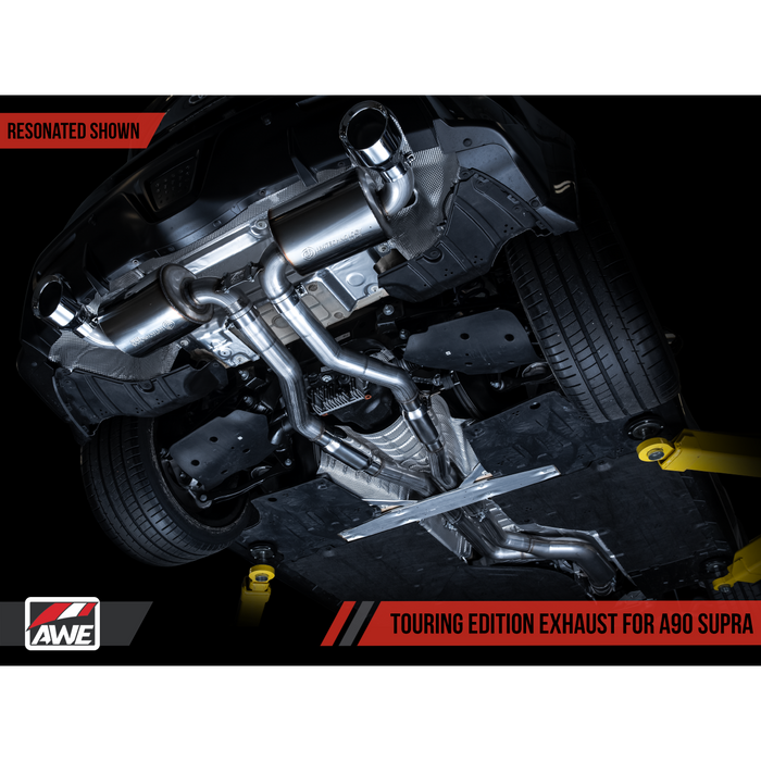 AWE Tuning 2020 Toyota Supra A90 Track-to-Resonated Touring Conversion Kit (Rear Section Only)