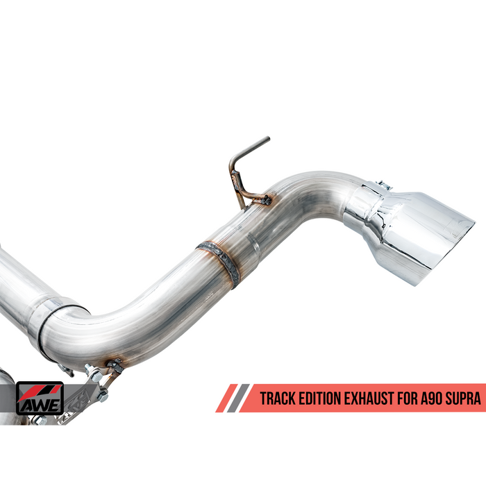 AWE Tuning 2020 Toyota Supra A90 Non-Resonated Touring Edition Exhaust - 5in Chrome Silver Tips