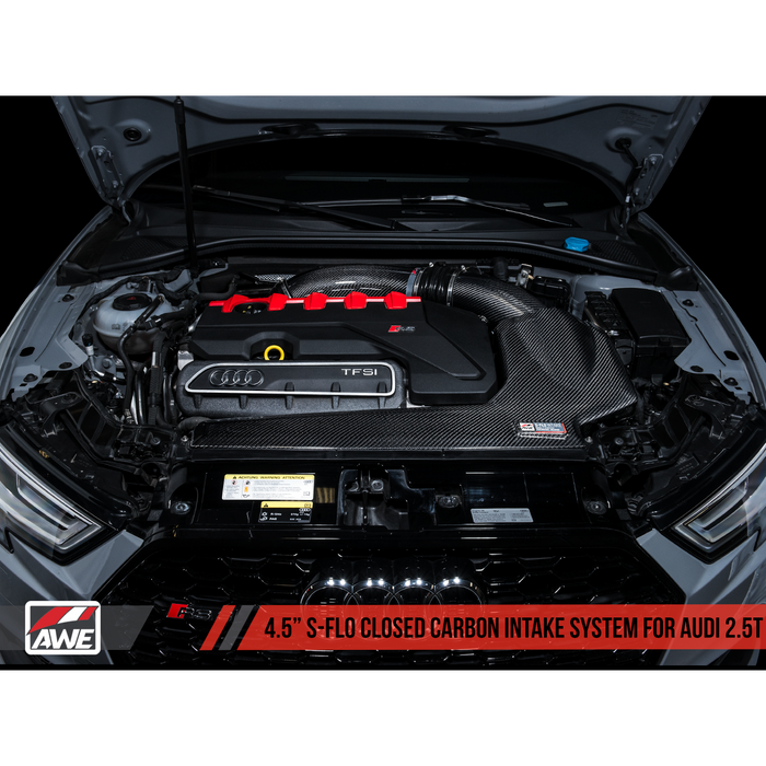 AWE Tuning Audi RS3 / TT RS S-FLO Open Carbon Fiber Intake