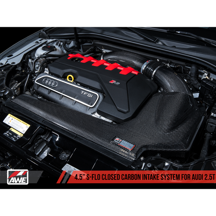AWE Tuning Audi RS3 / TT RS S-FLO Open Carbon Fiber Intake