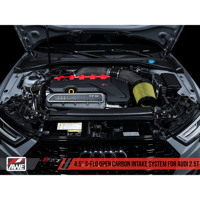 AWE Tuning Audi RS3 / TT RS S-FLO Closed Carbon Fiber Intake