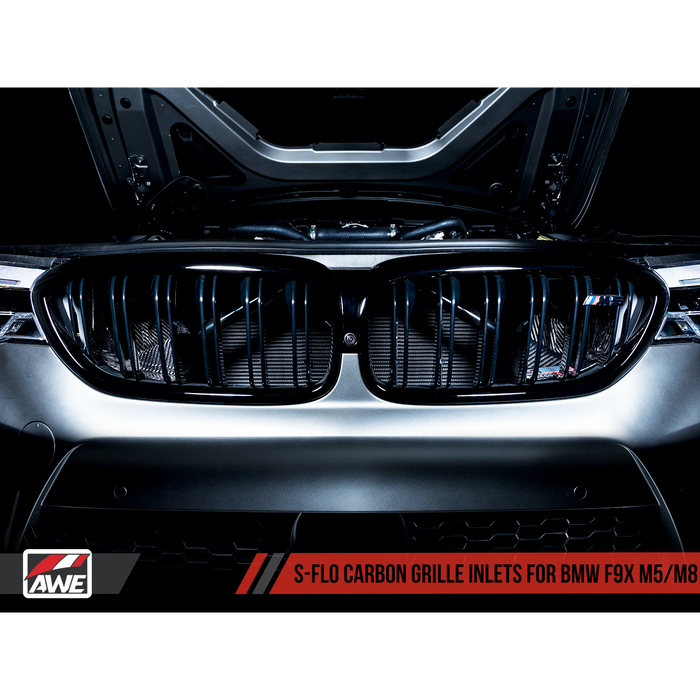 AWE Tuning BMW F9X M5/M8 4.4T S-FLO Carbon Intake