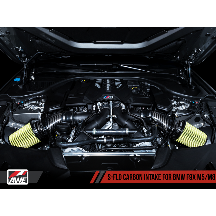 AWE Tuning BMW F9X M5/M8 4.4T S-FLO Carbon Intake