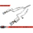 AWE Tuning 2015+ Dodge Challenger 6.4L/6.2L SC Resonated Touring Edition Exhaust - Quad Black Tips
