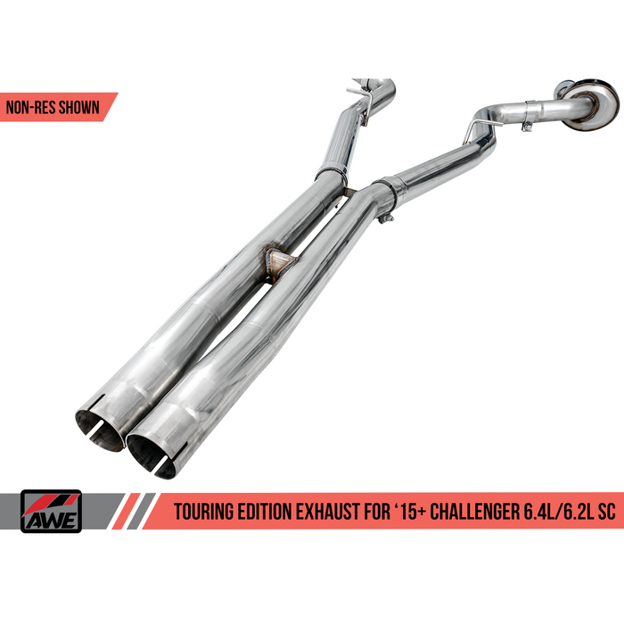 AWE Tuning 2017+ Dodge Challenger 6.4L/6.2L SC Track-to-Touring Conversion Kit - Stock Tips