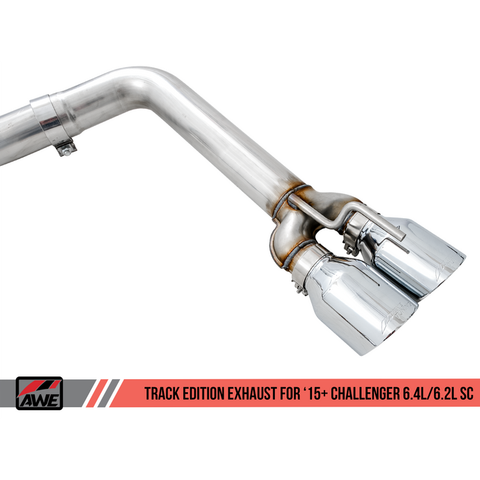 AWE Tuning 2017+ Dodge Challenger 6.4L/6.2L SC Touring-to-Track Conversion Kit - Quad Tips