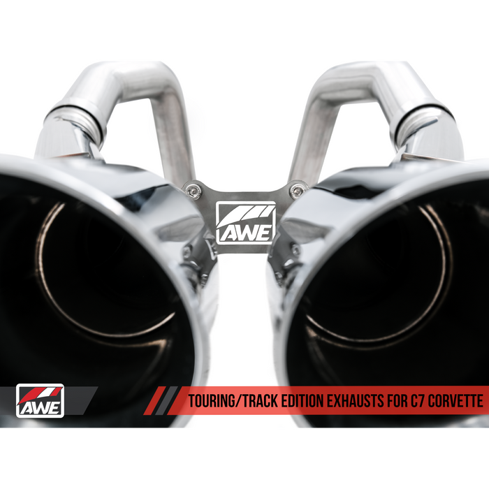 AWE Tuning 14-19 Chevrolet C7 Corvette 6.2L/SC Track-to-Touring Conversion Kit - Quad Tips
