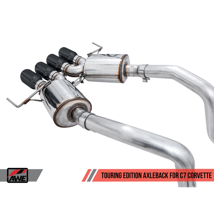 AWE Tuning 14-19 Chevrolet C7 Corvette 6.2L/SC Track-to-Touring Conversion Kit - Quad Tips