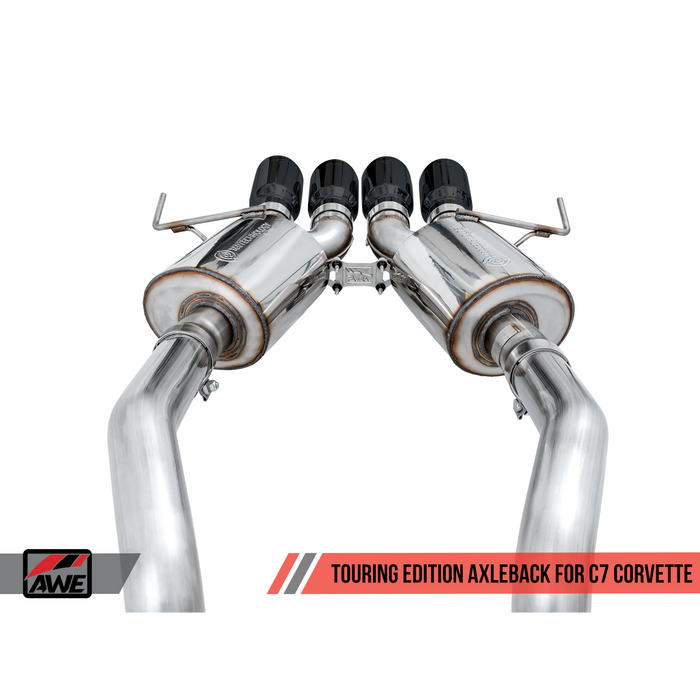 AWE Tuning 14-19 Chevrolet C7 Corvette 6.2L/SC Track-to-Touring Conversion Kit - Quad Tips