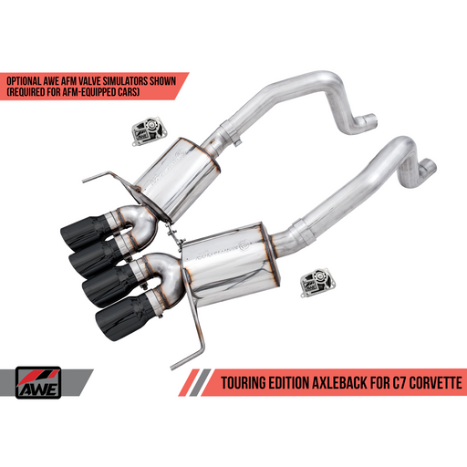 AWE Tuning C7 Chevrolet Corvette Non-AFM ZR1/Z06 for Axle Back Track Conversion Kit