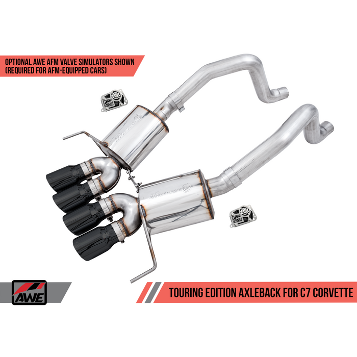 AWE Tuning C7 Chevrolet Corvette Non-AFM ZR1/Z06 for Axle Back Track Conversion Kit