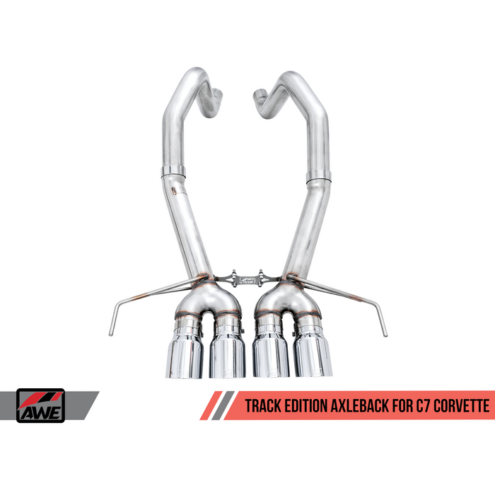 AWE Tuning 14-19 Chevrolet C7 Corvette 6.2L/SC Track-to-Touring Conversion Kit - Quad Tips