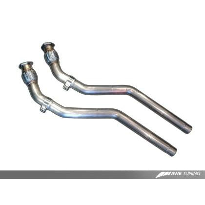 AWE Tuning Audi B8 4.2L Non-Resonated Downpipes for S5