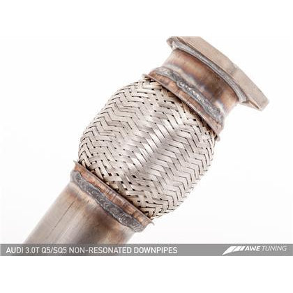 AWE Tuning Audi 8R 3.0T Non-Resonated Downpipes for Q5 / SQ5