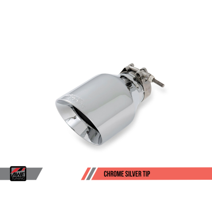 AWE Tuning Mk6 GTI Performance Catback - Chrome Silver Round Tips